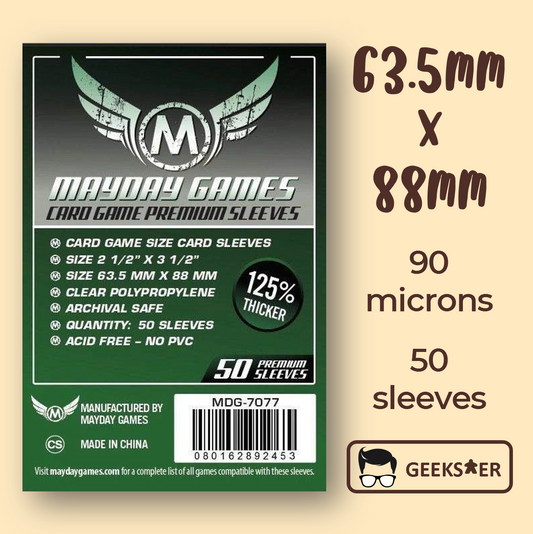 [63.5 x 88mm] 7077 Mayday Premium Standard Card Size