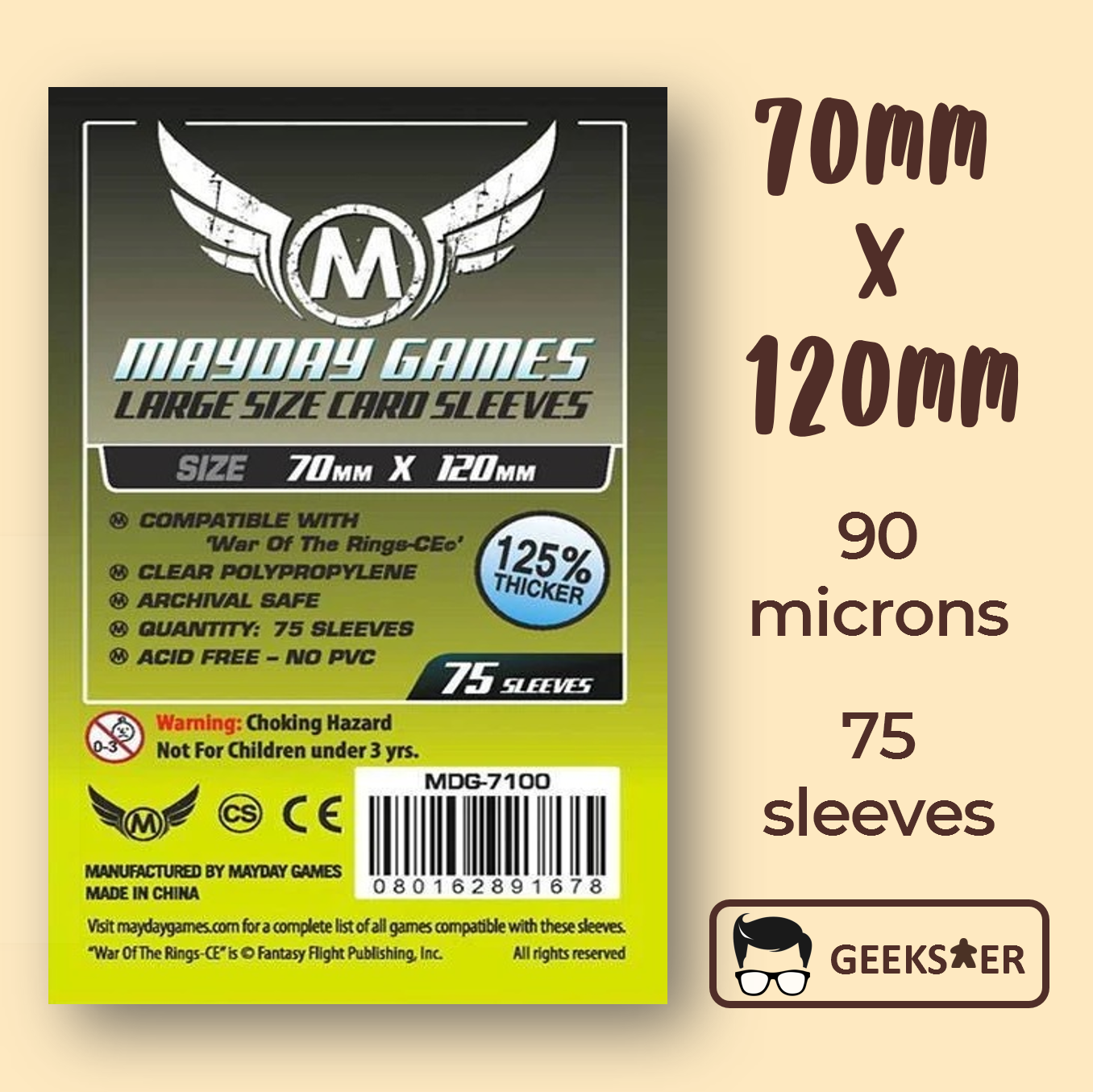 [70 x 120mm] 7100 Mayday Premium WOTR-CE